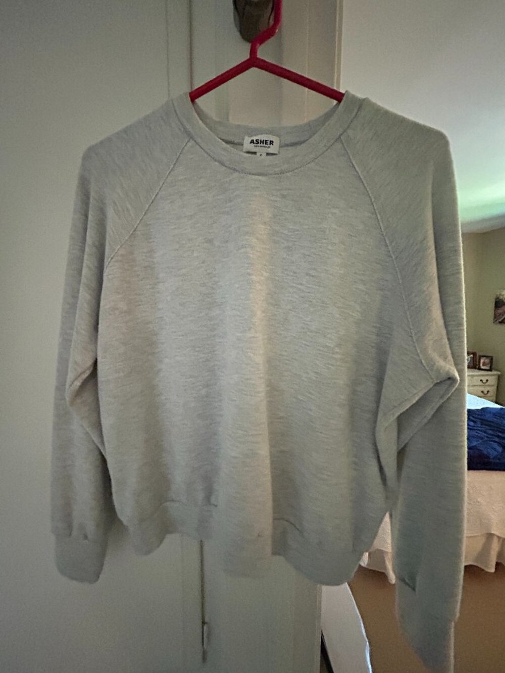 ASHER SWEATSHIRT NEVER WORN. BOUGHT FROM EVEREVE